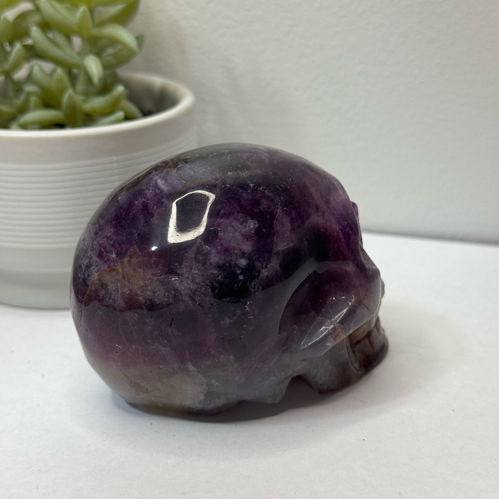 Fluorite Crystal Skull - Picture 6 of 11